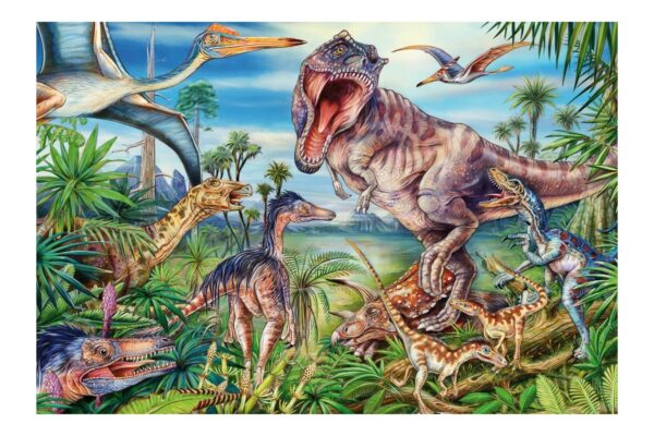 puzzle schmidt intre dinozauri 60 piese 56193