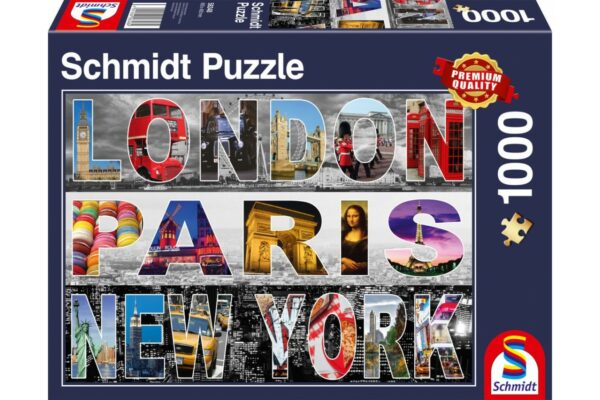puzzle schmidt londra paris new york 1000 piese 58348 1