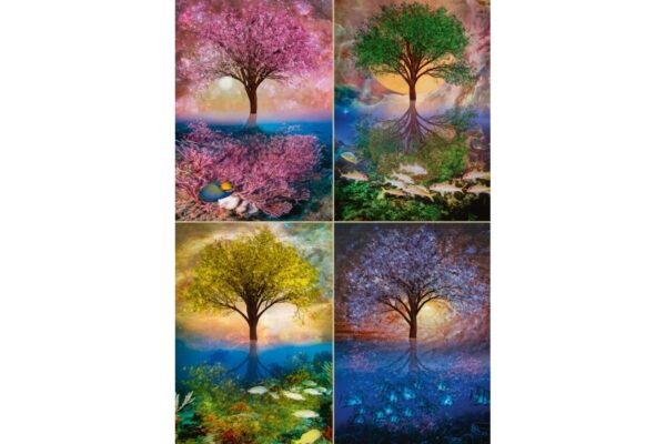 puzzle schmidt magical tree at the lake 1000 piese 58392