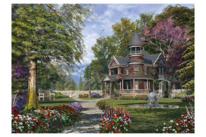 puzzle schmidt manor house with tower 1000 piese 59617