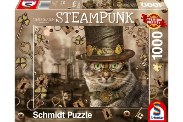 puzzle schmidt markus binz steampunk cat 1000 piese 59644 1
