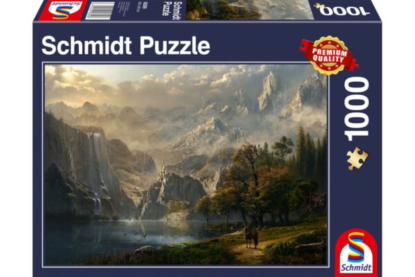 puzzle schmidt pastoral waterfall 1000 piese 58399 1