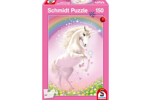 puzzle schmidt pink unicorn 150 piese 56354 1