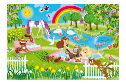 puzzle schmidt printesa in gradina castelului 3x48 piese include 1 poster 56225 2