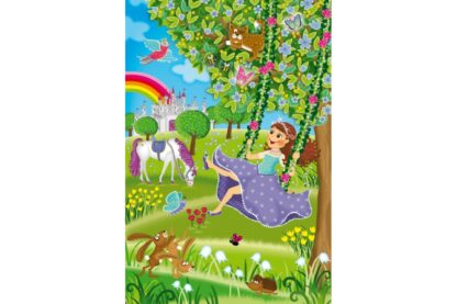 puzzle schmidt printesa in gradina castelului 3x48 piese include 1 poster 56225 3