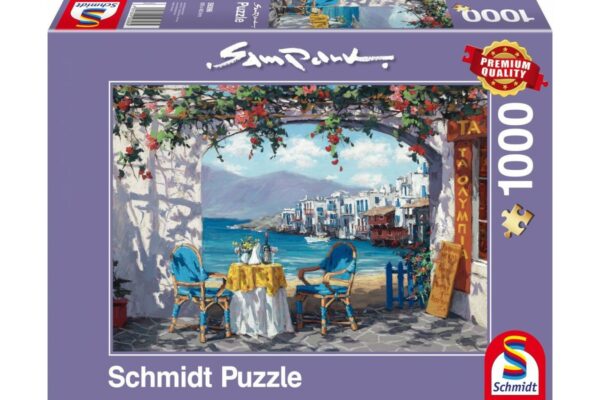 puzzle schmidt sam park intalnire in mykonos 1000 piese 59396 1