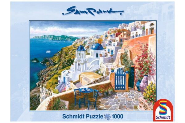 puzzle schmidt sam park vedere din santorini 1000 piese 58560 2