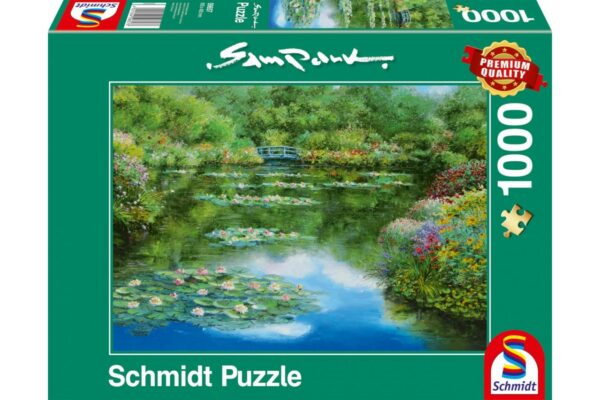 puzzle schmidt sam park water lily pond 1000 piese 59657 1