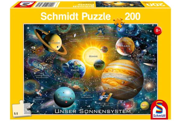 puzzle schmidt sistemul solar 200 piese 56308 1