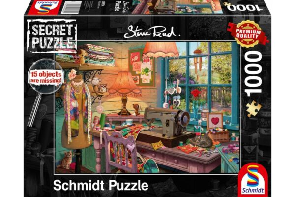 puzzle schmidt steve read in the sewing room 1000 piese 59654 1