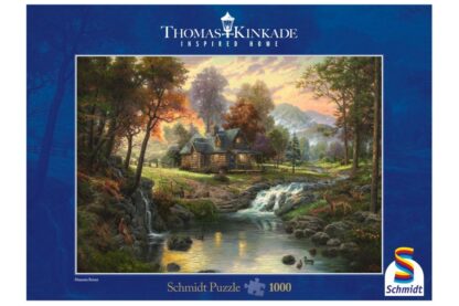 puzzle schmidt thomas kinkade cabana la munte 1000 piese 58445 2