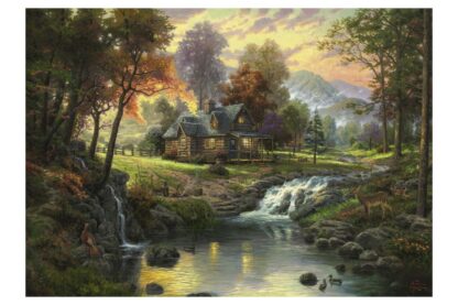 puzzle schmidt thomas kinkade cabana la munte 1000 piese 58445