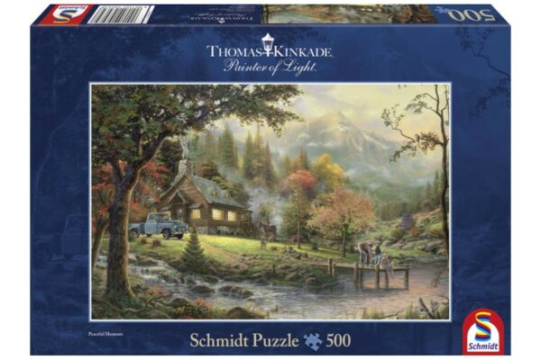 puzzle schmidt thomas kinkade momente de pace 500 piese 58465 1