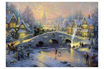 puzzle schmidt thomas kinkade spiritul craciunului 1000 piese 58450 1