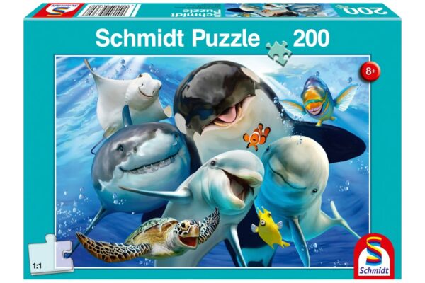 puzzle schmidt underwater friends 200 piese 56360 1