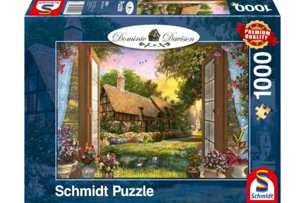 puzzle schmidt view of the cottage 1000 piese 59591 1
