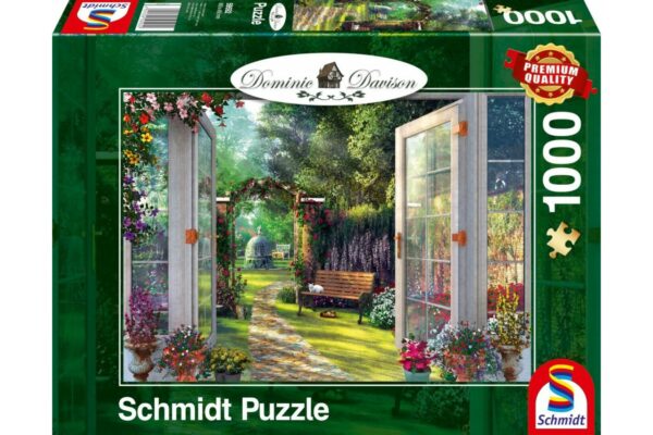 puzzle schmidt view of the enchanted garden 1000 piese 59592 1