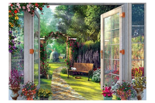 puzzle schmidt view of the enchanted garden 1000 piese 59592