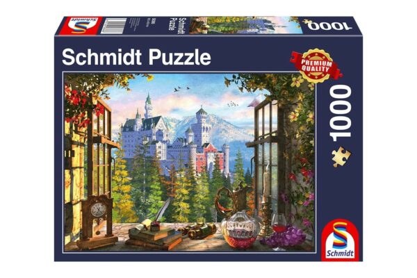 puzzle schmidt view of the fairytale castle 1000 piese 58386 1