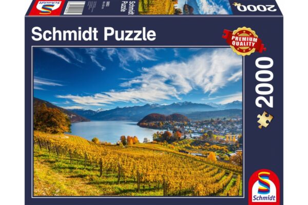 Puzzle Schmidt - Vineyards, 2.000 piese (58953) - imagine 2
