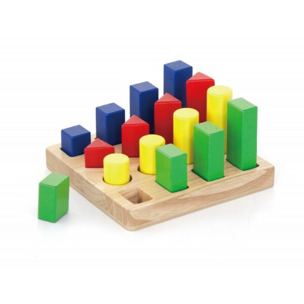 Puzzle sortator 4 forme geometrice - imagine 2