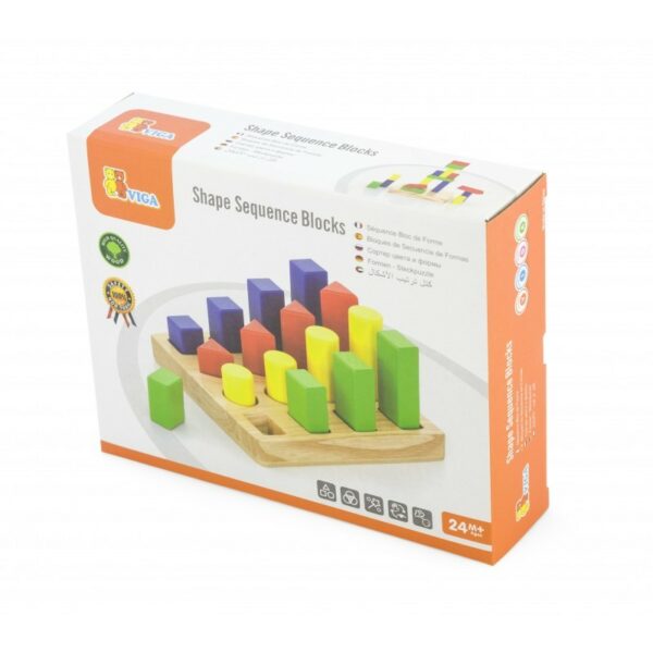 Puzzle sortator 4 forme geometrice - imagine 6