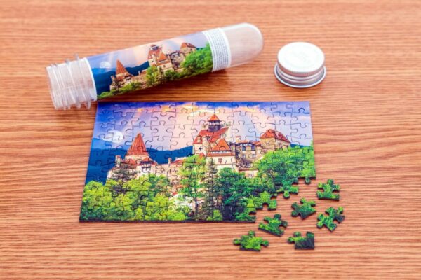 Puzzle TinyPuzzle - Castelul Bran, 99 piese (1000) - imagine 2