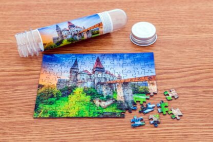 puzzle tinypuzzle castelul corvinilor hunedoara 99 piese 1010 1