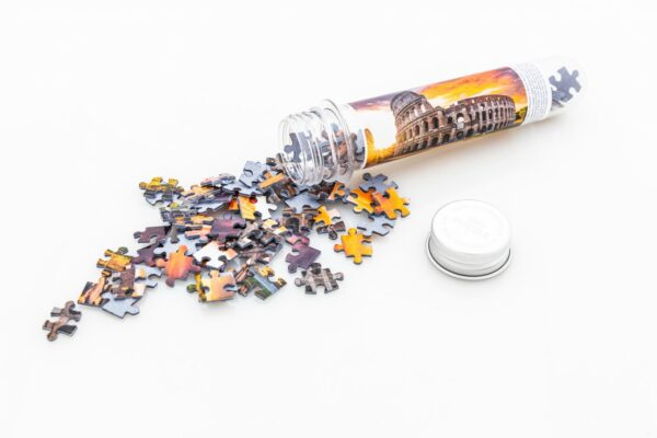 Puzzle TinyPuzzle - Colosseum at Sunrise, Rome, 99 piese (1022) - imagine 2
