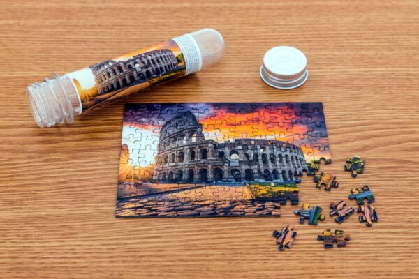 Puzzle TinyPuzzle - Colosseum at Sunrise, Rome, 99 piese (1022) - imagine 3