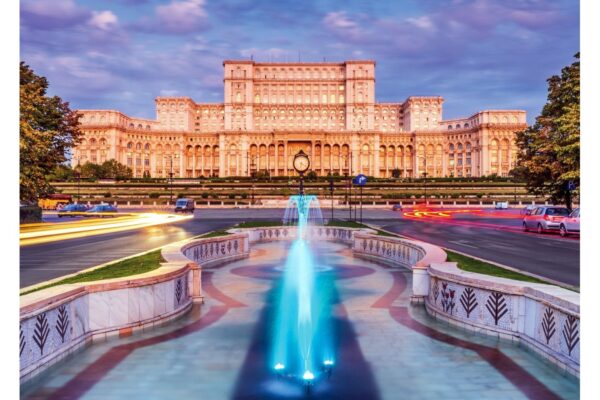 Puzzle TinyPuzzle - Palatul Parlamentului, Bucuresti, 99 piese (1013)