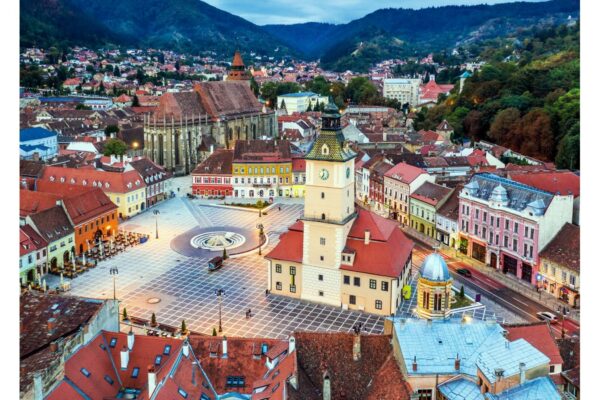 Puzzle TinyPuzzle - Piata Sfatului, Brasov, 99 piese (1009)