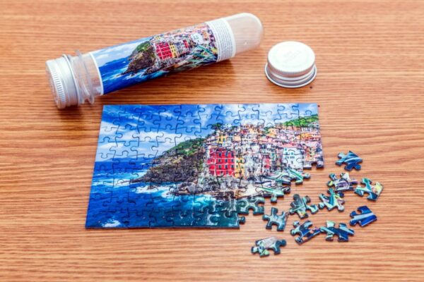 Puzzle TinyPuzzle - Riomaggiore Village, Cinque Terre, Italy, 99 piese (1023) - imagine 2