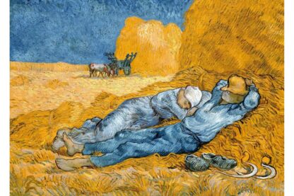 puzzle tinypuzzle vincent van gogh noon rest from work siesta 99 piese 1017