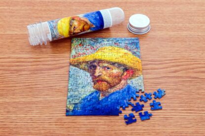 puzzle tinypuzzle vincent van gogh self portrait with straw hat 99 piese 1015 1