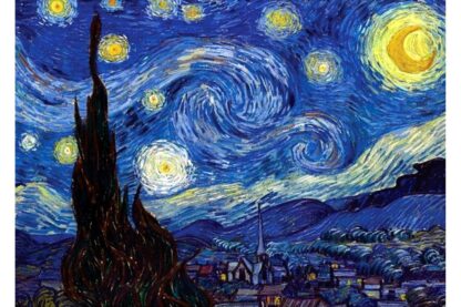 puzzle tinypuzzle vincent van gogh starry night 99 piese 1005