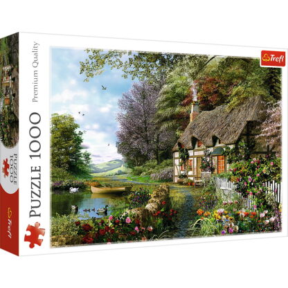 puzzle trefl 1000 casuta de pe lac