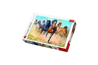 puzzle trefl galloping herd of horses 2000 piese 27098 1