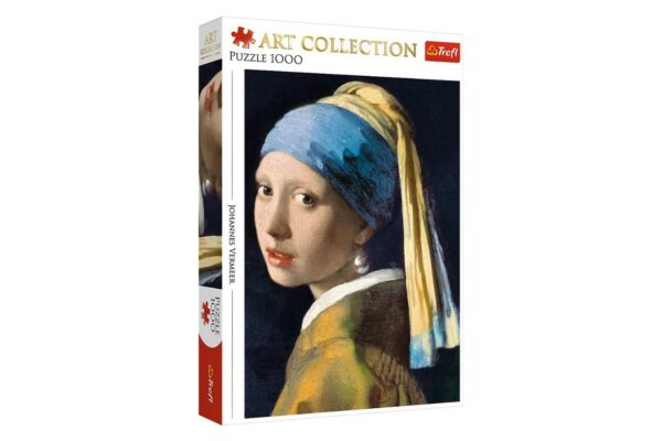 puzzle trefl johannes vermeer girl with a pearl earring 1000 piese 10522 1