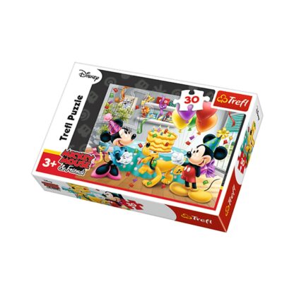 puzzle trefl mickey si minnie mouse 30 piese