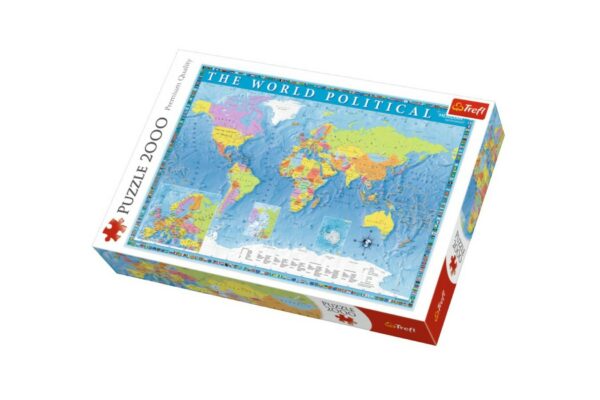 puzzle trefl the world political 2000 piese 27099 1