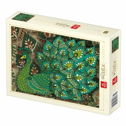 puzzle 1000 deico games pattern peacock 77233