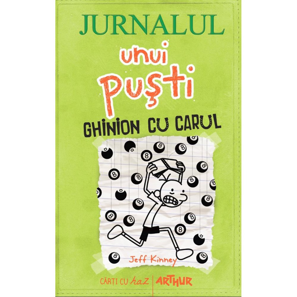 Carte Editura Arthur, Jurnalul unui pusti 8. Ghinion cu carul, editie noua 1 Carte Editura Arthur, Jurnalul unui pusti 8. Ghinion cu carul, editie noua
