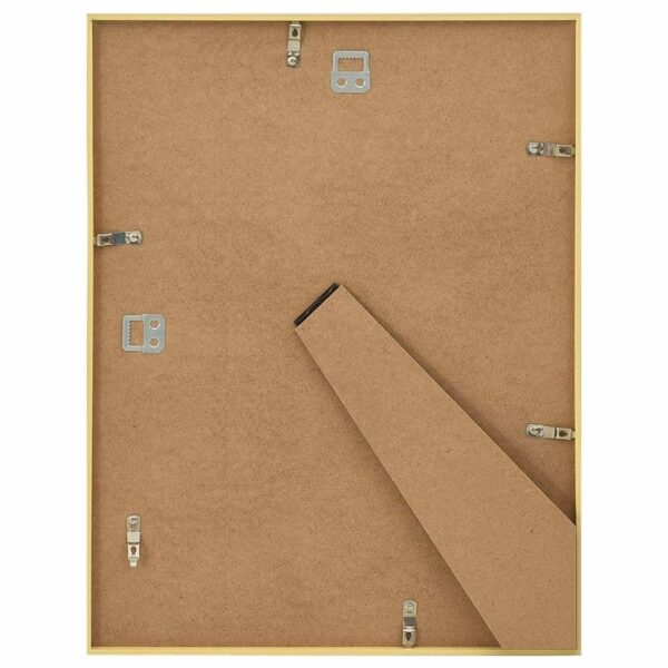Rame foto colaj pentru perete/masa, 5 buc., auriu, 50x60 cm MDF - imagine 6