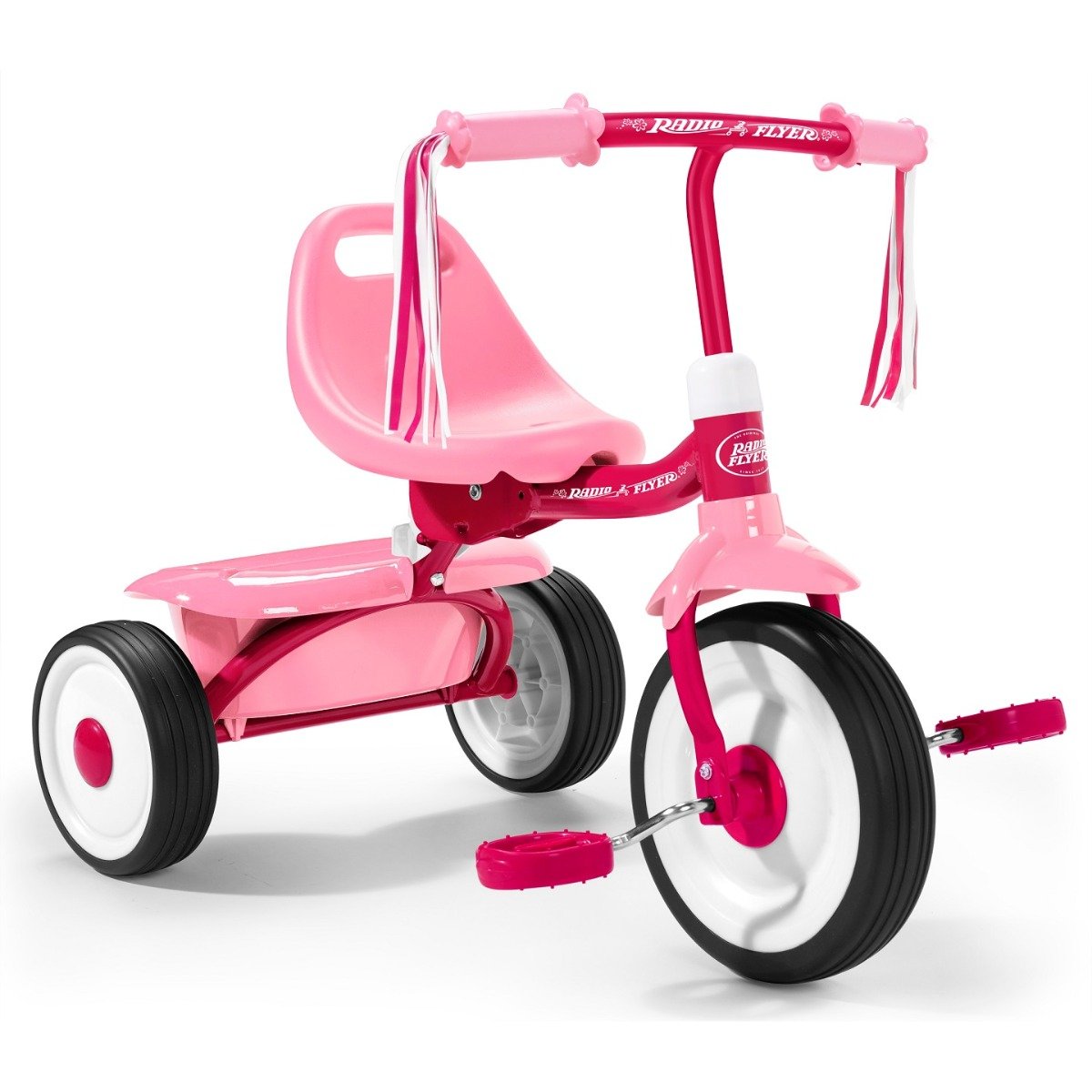 Tricicleta pliabila Radio Flyer Fold 2 Go, Roz 1 Tricicleta pliabila Radio Flyer Fold 2 Go, Roz