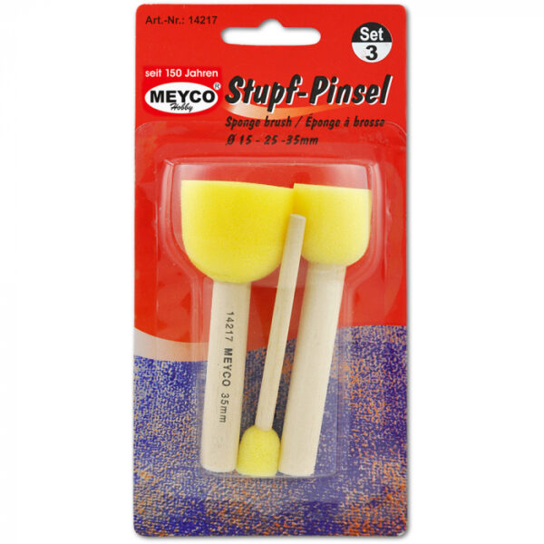 Pensule de tamponare, 3 buc