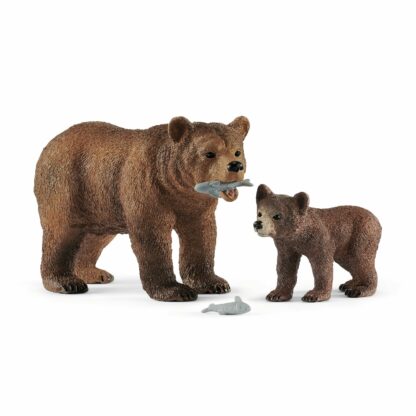 schleich ursoaica grizzly cu pui scaled