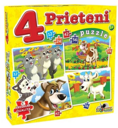 set 4 puzzle noriel animalute 2440 5423