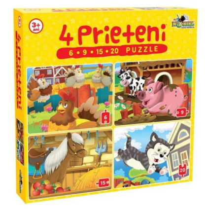 set 4 puzzle noriel animalute 2441 3363