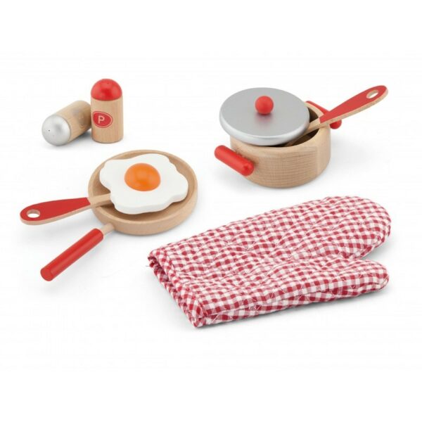 Set accesorii pentru gatit - rosu - imagine 3